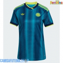 Camisa de time de futebol Colômbia Replicas 2º Equipamento Feminina Mundo 2026 Manga Curta